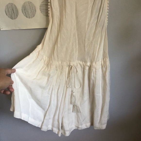 Urban Outfitters White Linen Romper - Picture 3 of 5